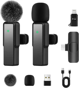 kabelloses-mikrofon-handy for iphone/android/computer pc mini-mikrofon wirele... - Bild 1 von 7