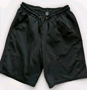MSX Michael Strahan Athletic Shorts Youth Boys L 10 12 Black Gym Performance  - Picture 1 of 4