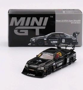 MINI GT Nissan LB-ER34 Super Silhouette SKYLINE Black - Bild 1 von 1