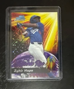 2025 Bowman Chrome ZYHIR HOPE Meteoric Rise Mojo Mega Purple Refractor /250 - Picture 1 of 2