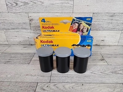 Kodak UltraMax 400 Color Negative Film (35mm Film, 24 Exposures, 3 New Rolls) - Image 1 of 4