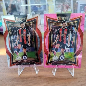 Lewis Cook Panini Select 2024-25 Premier League EPL Pink Ice + Terrace Prizm (O52) - Bild 1 von 4
