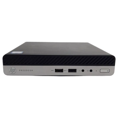 HP ProDesk Mini PC 400 G3 Desktop  i5-7500 8GB RAM 128GB SSD Windows 10 Desktop - Image 1 of 4