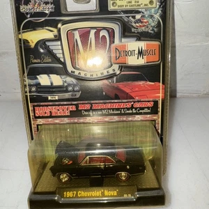M2 Machines 1:64 Muscle-Cars #5 09-16 *schwarz* 1967 Chevrolet Nova Neu in OVP - Bild 1 von 7