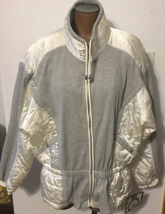 NEU Vintage 90er East West Action Design Damen Windbreaker mit durchgehendem Reißverschluss Gr. Groß - Bild 1 von 16