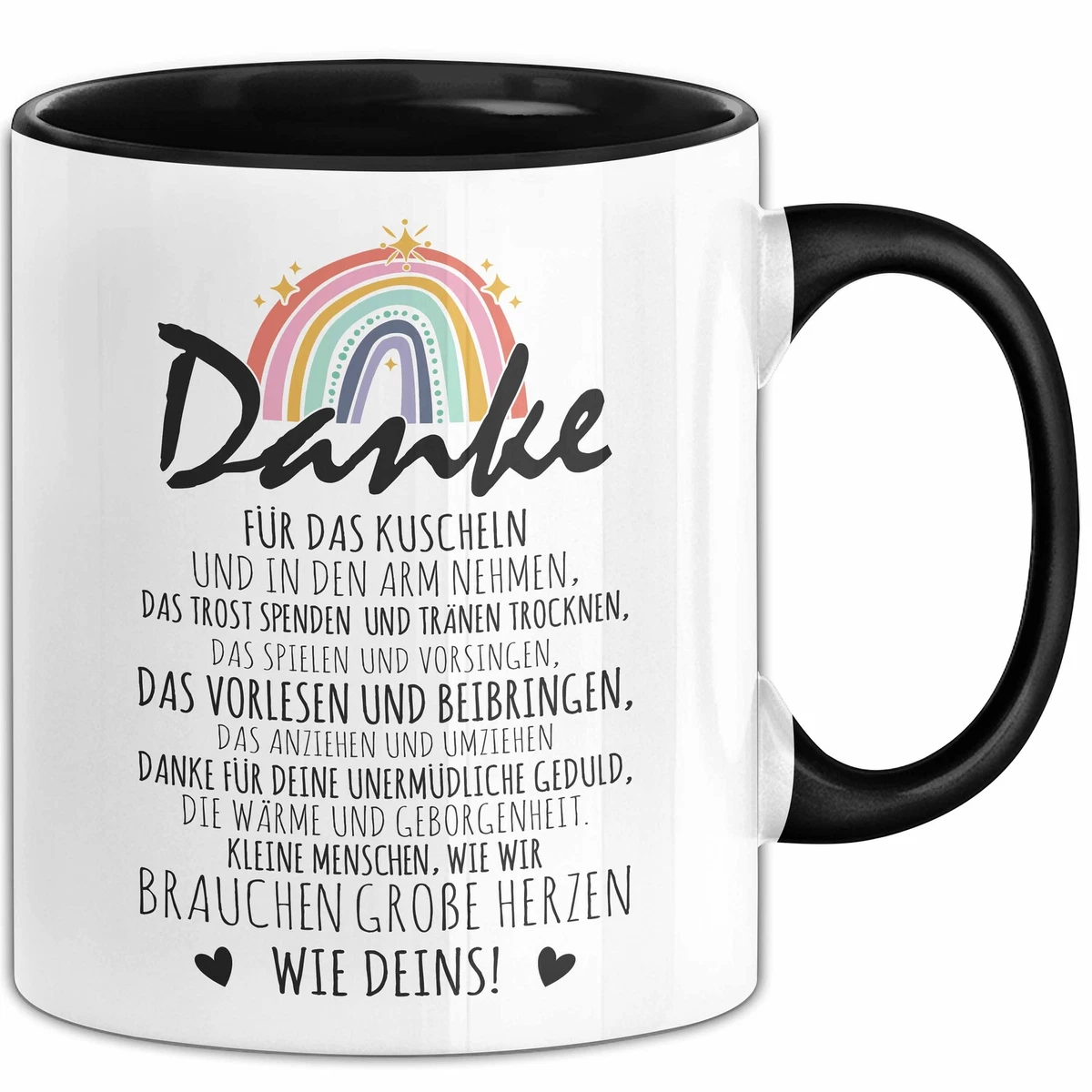 Dankeschön-Geschenk Für Erzieherin Oder Lehrer – Keramik-Tasse Mit Spruch „Danke Für Alles“, 400 Ml, In Marmor-Optik Mit Geschenkbox