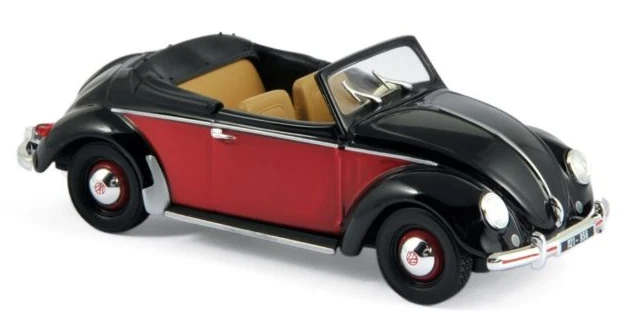 VW Hebmuller 1949 Black&Red 840021 1/43  Norev - Immagine 1 di 1