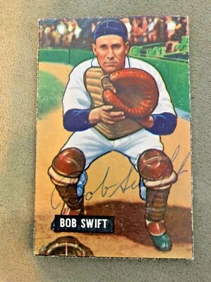 1951 Bowman Autographed Bob Swift #214 - Image 1 of 2