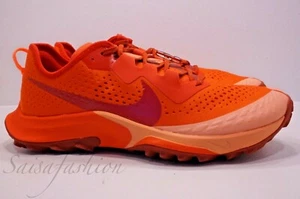 Nike Air Zoom Terra Kiger 7 Team Orange University Red DM9469-800 Womens Sz 10.5 - Picture 1 of 10