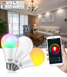 E27 Dimmable RGB Color Changing LED Light Bulb with Remote Control - Multi-Mode - Picture 1 of 10