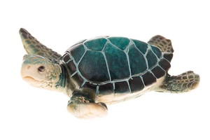 Sea Turtle Magnet (One Blue) Coastal Nautical Beach Turtle Refrigerator Magnet - Picture 1 of 2