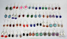Christmas Mix Gemstone Wholesale Lot 15pcs 925 sterling Silver Overlay Earrings