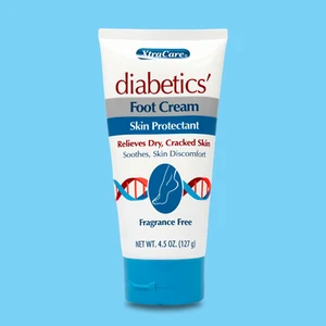 XtraCare Diabetics' Foot Cream, 4.5 fl oz – Dry Skin Protectant, Fragrance-Free - Picture 1 of 8