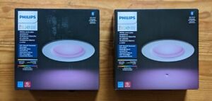Philips 9W Hue and Color Ambiance Retrofit Recessed Downlight NEW Set of 2
