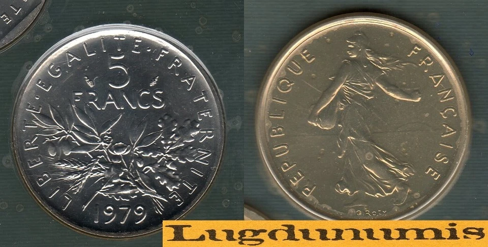 FDC 1979 5 Francs Semeuse 1979 FDC 40500 Exemplaires Scéllée provenant coffret - Photo 1/1