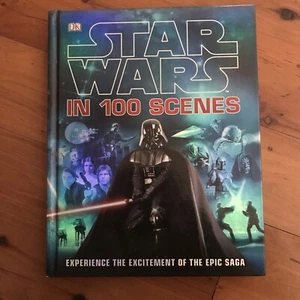 Star Wars In 100 Scenes by DK Nice Hardcover Book 2014 For The True Star Wars F - Picture 1 of 4