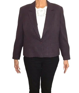 Chaqueta Blazer Pendleton Mujer Talla 40 Lana Púrpura Forrada EE. UU. De Colección CT53 - Imagen 1 de 12