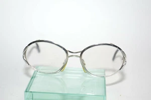 True Vintage PRECIOSA 204-20 Eyeglasses Frames 52[]18 Natural Chrome RARE - Bild 1 von 3