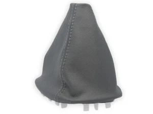 PARA VOLVO S70 V70 1996-2000 FUNDA PALANCA DE CAMBIO CUERO GRIS - Imagen 1 de 4