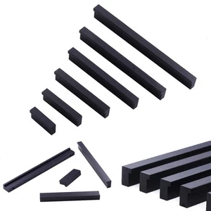 Extended Simple Aluminum Wardrobe Cabinet Drawer Door Pull Handles Knobs - Bild 1 von 6