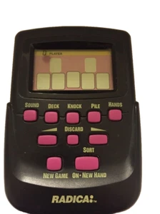 Radica Gin Rummy Handheld Electronic Game 1995 Tested Working Model #3662 - Picture 1 of 7