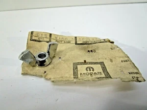 NOS DODGE MOPAR CHRYSLER 1/4"-20 WINGNUT CARBURETOR #219281 - Picture 1 of 4