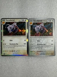 Juego de Cartas Coleccionables Pokémon Escarlata y Violeta-151•Aerodáctilo-142/165-Holo y Holograma Inverso-Raro - Imagen 1 de 21