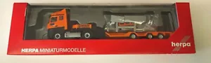 HERPA 313308 MB Actros Streamspace 2.5 Goldhofer con semirimorchio mezzi pesanti - Foto 1 di 1