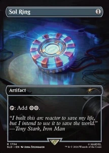 Sol Ring Iron Man Full Art FOIL - Secret Lair Marvel SLD 1734 - EN NM MTG - Bild 1 von 1