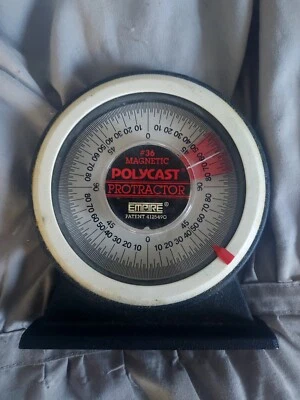 Polycast Protractor #36 Magnetic Empire - Image 1 of 2