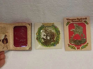 McDonald's Norman Rockwell Christmas Ornaments 1979, 1982, & 1983 NOS Lot of 3!! - Picture 1 of 12