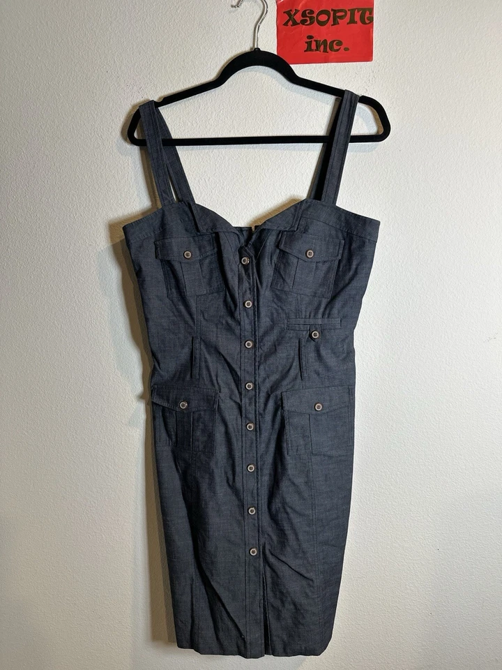 Arden B. Shift Solid Dress Size Large  - Image 1 of 4