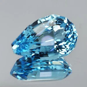 13.48Cts Attractive Natural Sky Blue Topaz Fancy Precision Cut Loose Gem - Imagen 1 de 6
