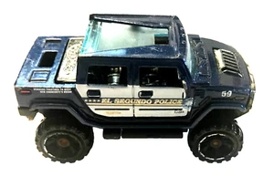 2011 HW Main Street Hot Wheels Hummer El Segundo Police Diecast Loose Thailand - Picture 1 of 5