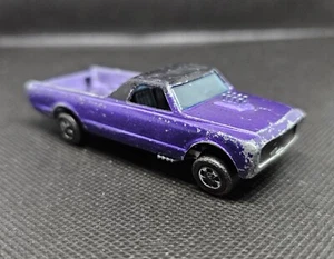 Vintage Hot Wheels Redline Early 1967 Custom Fleetside Purple Hong Kong - Picture 1 of 12