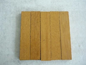 Recuperado Vintage Años 60 Roble Sólido Parquet Madera Piso 5 Dedos 11.5cm x 11.5cm - Imagen 1 de 12