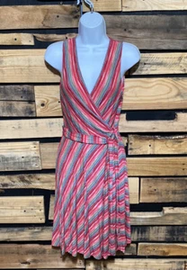 Bailey 44 Emile Wrap V-Neck Striped Dress Size Small - Picture 1 of 10