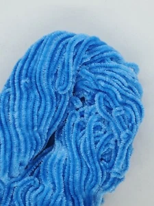COPENHAGEN BLUE RAYON CHENILLE 5 Yard Pack Fly & Jig Tying Material Pick Size - Picture 1 of 1