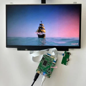 PC PS Schermo 14" 1366X768 Pannello LED Fai da Te con Scheda Controller EDP KIT 2 USB-C - Foto 1 di 6
