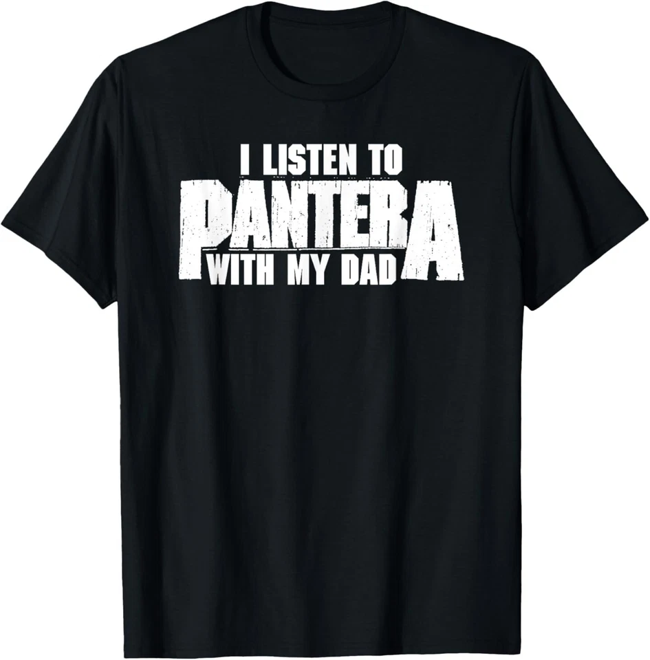 Pantera Official I Listen To Pantera With My Dad T-Shirt - Image 1 of 1