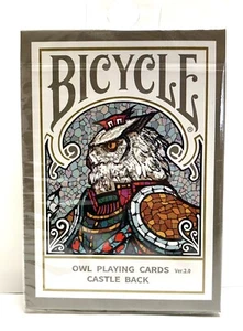 Bicycle Owl Playing Cards Ver. 2.0 Castle Back by Yasuyuki Honne - Picture 1 of 4