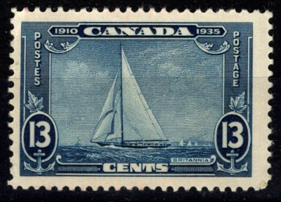 1935 CANADA #216  YACHT BRITANNIA MH OG VF - Image 1 of 2