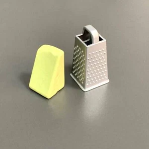 2 Blaire's restaurant kitchen parm cheese grater For 18" American Girl doll #SF - Picture 1 of 6