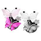 2pcs Vent Clips Rhinestone Car Clips Butterfly Car Accessories For