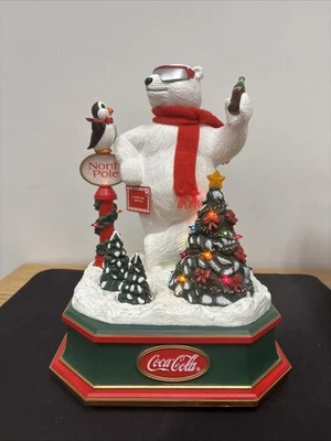 Cavanagh "Always Cool" Coca-Cola Polar Bear Animation 1994 No Cord, New Battery - Image 1 of 4
