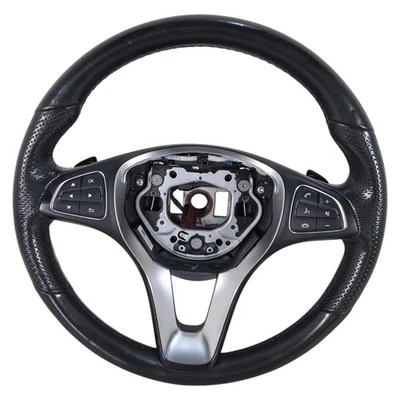 Mercedes-Benz Steering Wheel w/ Switch Buttons OEM A0004605403 2019 - Image 1 of 4