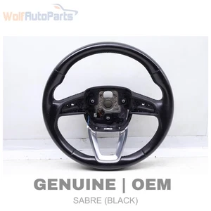 2016-2017 AUDI Q7 4M - 3-Spoke Sport Steering Wheel (Heated Leather) - Picture 1 of 9