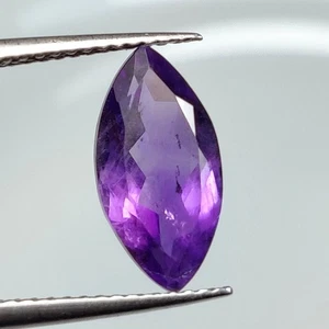 Top de amatista púrpura natural de 2,18 quilates corte marquesa brillo - 8223 - Imagen 1 de 2