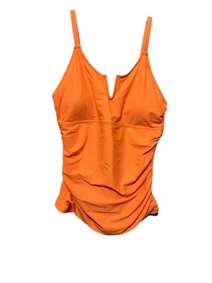 Beachsissi ярко оранжевый танкини верх, размер XL кроссовер adj ремни, новый с Ярлыками - Изображение 1 из 2