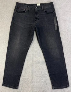 NEW Lucky Brand Jeans 412 Athletic Slim Fit Men’s 38x30 Black Stretch (38x29) - Picture 1 of 14